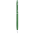 Monikäyttöinen kuulakynä Stylus Touch Ball Pen Byzar, vihreä liikelahja logopainatuksella