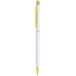 Monikäyttöinen kuulakynä Stylus Touch Ball Pen Duser, keltainen liikelahja logopainatuksella