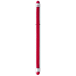 Monikäyttöinen kuulakynä Stylus Touch Ball Pen Kostner, punainen liikelahja logopainatuksella