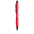 Monikäyttöinen kuulakynä Stylus Touch Ball Pen Lombys, punainen liikelahja logopainatuksella