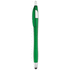 Monikäyttöinen kuulakynä Stylus Touch Ball Pen Naitel, vihreä liikelahja logopainatuksella