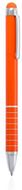 Monikäyttöinen kuulakynä Stylus Touch Ball Pen Nilf, sininen, oranssi liikelahja logopainatuksella