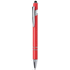 Monikäyttöinen kuulakynä Stylus Touch Ball Pen Parlex, punainen liikelahja logopainatuksella