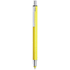 Monikäyttöinen kuulakynä Stylus Touch Ball Pen Rondex, keltainen liikelahja logopainatuksella