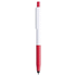Monikäyttöinen kuulakynä Stylus Touch Ball Pen Rulets, punainen liikelahja logopainatuksella