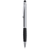 Monikäyttöinen kuulakynä Stylus Touch Ball Pen Sagur, hopea liikelahja logopainatuksella