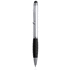 Monikäyttöinen kuulakynä Stylus Touch Ball Pen Sagursilver, musta liikelahja logopainatuksella
