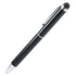 Monikäyttöinen kuulakynä Stylus Touch Ball Pen Salend, musta liikelahja logopainatuksella