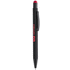 Monikäyttöinen kuulakynä Stylus Touch Ball Pen Yaret, punainen liikelahja logopainatuksella