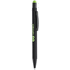 Monikäyttöinen kuulakynä Stylus Touch Ball Pen Yaret, vihreä liikelahja logopainatuksella