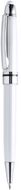 Monikäyttöinen kuulakynä Stylus Touch Ball Pen Yeiman, valkoinen liikelahja logopainatuksella