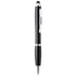 Monikäyttöinen kuulakynä Stylus Touch Ball Pen Zeril, musta liikelahja logopainatuksella