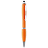 Monikäyttöinen kuulakynä Stylus Touch Ball Pen Zeril, sininen, oranssi liikelahja logopainatuksella
