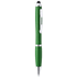 Monikäyttöinen kuulakynä Stylus Touch Ball Pen Zeril, vihreä liikelahja logopainatuksella