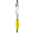 Monikäyttöinen osoitinkynä Stylus Touch Ball Pen Besk, keltainen liikelahja logopainatuksella