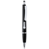 Monikäyttöinen osoitinkynä Stylus Touch Ball Pen Runer, musta liikelahja logopainatuksella