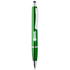 Monikäyttöinen osoitinkynä Stylus Touch Ball Pen Runer, vihreä liikelahja logopainatuksella