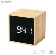 Monikäyttöinen pieni kello Multifunction Alarm Clock Melbran liikelahja logopainatuksella