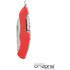 Monikäyttöinen taskuveitsi Multifunction Pocket Knife Klent, punainen liikelahja logopainatuksella