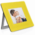 Monikäyttöinen valokuvan kehys Mousepad Photo Frame Pictium, keltainen liikelahja logopainatuksella