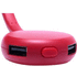 Monikäyttöinen keskitin USB Hub Lamp Ticaro, punainen lisäkuva 3