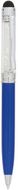 Monikäyttöinen kuulakynä Stylus Touch Ball Pen Globix, sininen liikelahja logopainatuksella