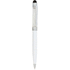 Monikäyttöinen kuulakynä Stylus Touch Ball Pen Globix, valkoinen liikelahja logopainatuksella
