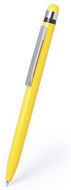 Monikäyttöinen kuulakynä Stylus Touch Ball Pen Haspor, keltainen liikelahja logopainatuksella