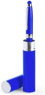 Monikäyttöinen kuulakynä Stylus Touch Ball Pen Hasten, sininen liikelahja logopainatuksella