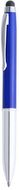 Monikäyttöinen kuulakynä Stylus Touch Ball Pen Lampo, sininen liikelahja logopainatuksella