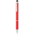 Monikäyttöinen kuulakynä Stylus Touch Ball Pen Lisden, punainen liikelahja logopainatuksella