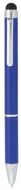 Monikäyttöinen kuulakynä Stylus Touch Ball Pen Lisden, sininen liikelahja logopainatuksella