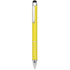 Monikäyttöinen kuulakynä Stylus Touch Ball Pen Minox, keltainen liikelahja logopainatuksella