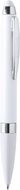 Monikäyttöinen kuulakynä Stylus Touch Ball Pen Monds, valkoinen liikelahja logopainatuksella