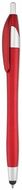 Monikäyttöinen kuulakynä Stylus Touch Ball Pen Naitel, punainen liikelahja logopainatuksella