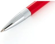 Monikäyttöinen kuulakynä Stylus Touch Ball Pen Silum, punainen liikelahja logopainatuksella
