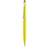 Monikäyttöinen kuulakynä Stylus Touch Ball Pen Walik, keltainen liikelahja logopainatuksella