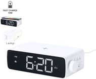 Monikäyttöinen pieni kello Multifunction Alarm Clock Fabirt liikelahja logopainatuksella