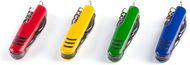 Monikäyttöinen taskutyövälineet Multifunction Pocket Knife Shakon, keltainen liikelahja logopainatuksella