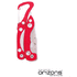 Monikäyttöinen taskutyövälineet Multitool Borth, punainen liikelahja logopainatuksella
