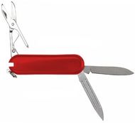 Monikäyttöinen taskuveitsi Mini Multifunction Pocket Knife Castilla, punainen liikelahja logopainatuksella