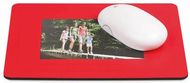 Monikäyttöinen valokuvan kehys Mousepad Photo Frame Pictium, punainen liikelahja logopainatuksella