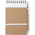 Muistilehtiö Notebook Ecocard, valkoinen liikelahja logopainatuksella