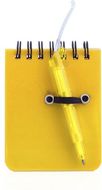 Muistilehtiö Mini Notebook Duxo, keltainen liikelahja logopainatuksella
