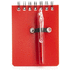 Muistilehtiö Mini Notebook Duxo, punainen liikelahja logopainatuksella