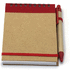 Muistilehtiö Notebook Ecocard, punainen lisäkuva 2