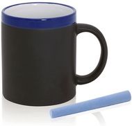 Muki Mug Colorful, sininen liikelahja logopainatuksella