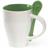 Muki Mug Cotes, vihreä liikelahja logopainatuksella