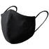 Muovivarusteet Reusable Hygienic Mask Plexcom, musta liikelahja logopainatuksella