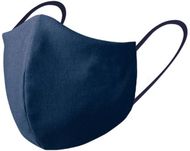 Muovivarusteet Reusable Hygienic Mask Plexcom, tummansininen liikelahja logopainatuksella